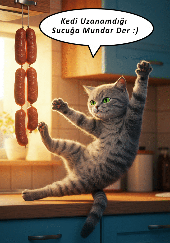 Karikatürlü türk ata sözleri 13 kedi