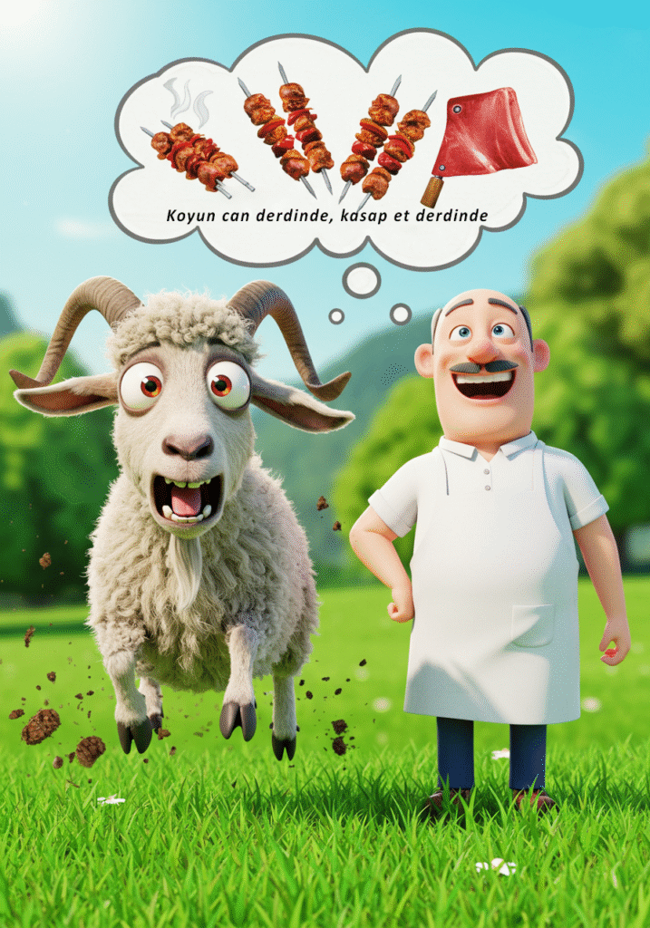 Karikatürlü türk ata sözleri 5 koyun