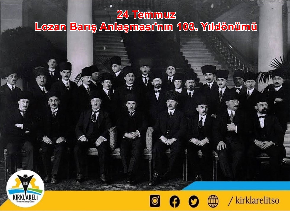 Kırklareli TSO Lozan Antlaşması