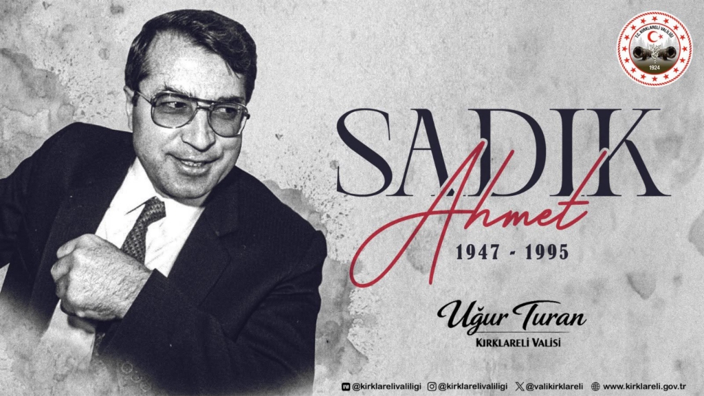 Kırklareli Valisi Dr. Sadık Ahmet anma