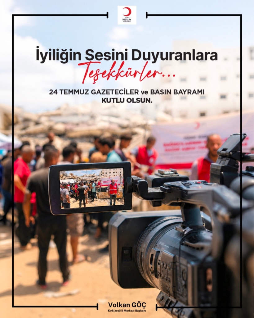 Gazeteciler ve Basın Bayramı Kırklareli