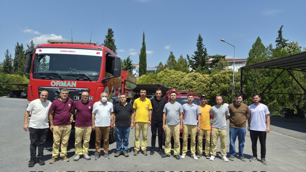 Öz Orman-İş İstanbul Bölge Başkanı Mürsel Kılınç Kırklareli Orman İşletme Müdürlüğü ziyareti