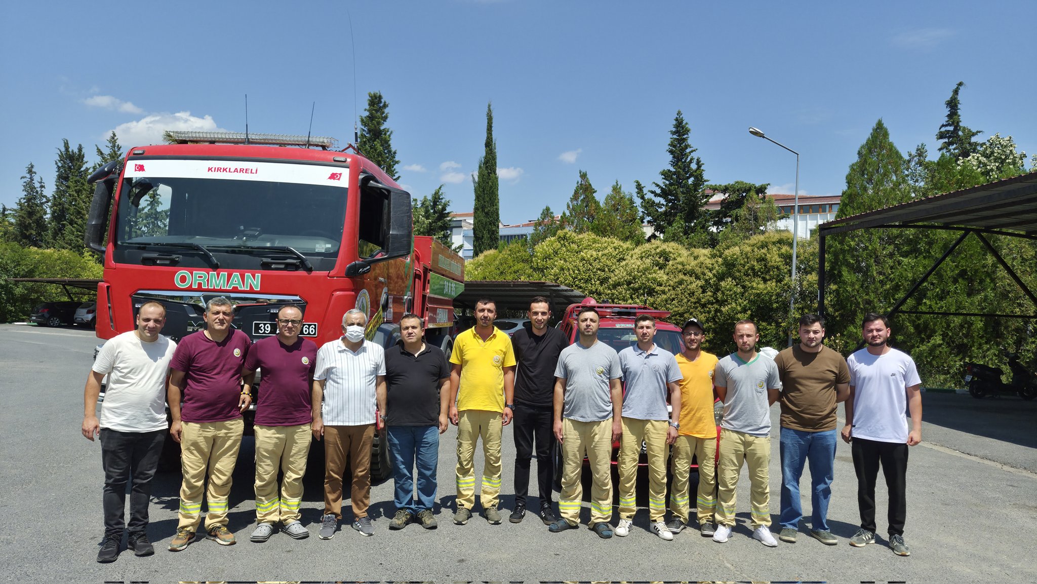 Öz Orman-İş Kırklareli orman emekçileriyle bir arada