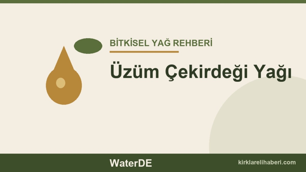 Üzüm Çekirdeği Yağı faydaları ve kullanımı