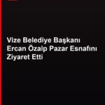 Ercan Özalp pazar ziyareti